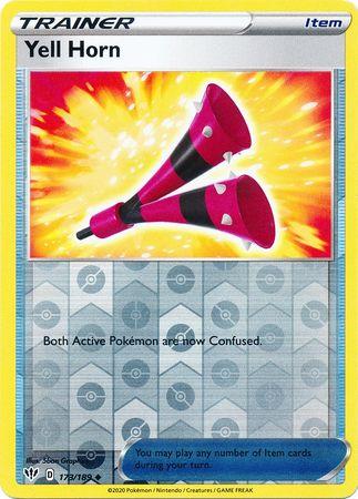 Yell Horn 173/189 Reverse Holo darkness-ablaze-rh-152