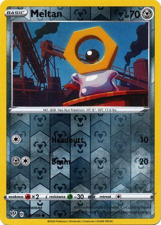 Meltan 129/189 Reverse Holo darkness-ablaze-rh-110