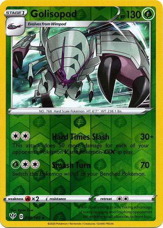 Golisopod 018/189 Reverse Holo darkness-ablaze-rh-16