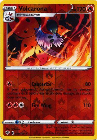 Volcarona 030/189 Reverse Holo darkness-ablaze-rh-25