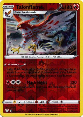 Talonflame 032/189 Reverse Holo darkness-ablaze-rh-27