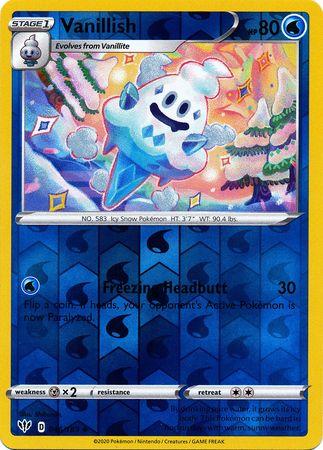 Vanillish 046/189 Reverse Holo darkness-ablaze-rh-39