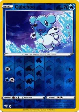Cubchoo 048/189 Reverse Holo darkness-ablaze-rh-41
