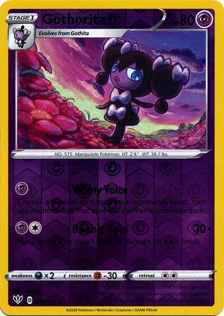Gothorita 074/189 Reverse Holo darkness-ablaze-rh-65
