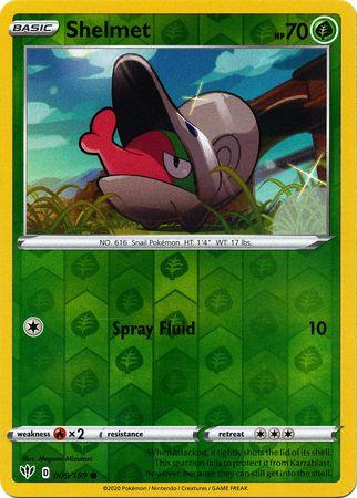 Shelmet 009/189 Reverse Holo darkness-ablaze-rh-7