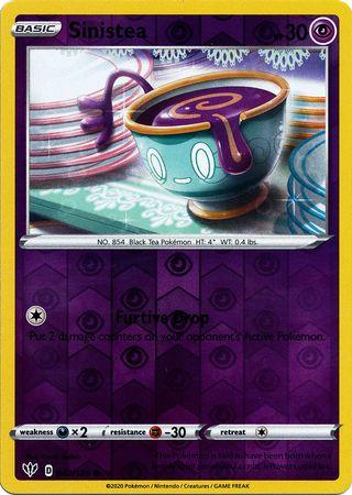 Sinistea 082/189 Reverse Holo darkness-ablaze-rh-73