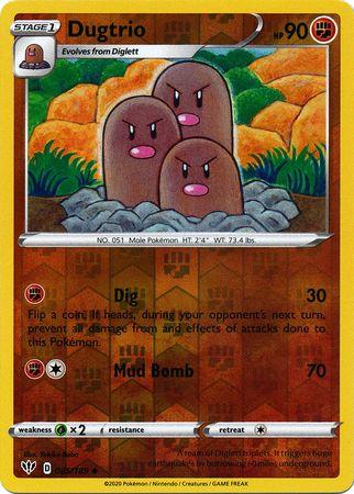Dugtrio 085/189 Reverse Holo darkness-ablaze-rh-76