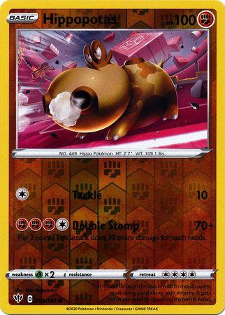 Hippopotas 093/189 Reverse Holo darkness-ablaze-rh-84