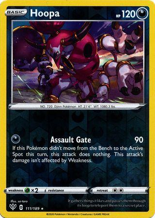 Hoopa 111/189 Reverse Holo darkness-ablaze-rh-99