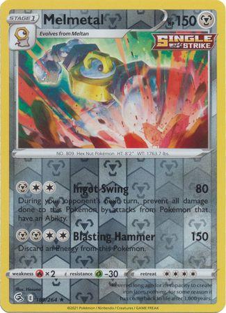 Melmetal 189/264 Reverse Holo fusion-strike-rh-165