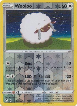 Wooloo (221) 221/264 Reverse Holo fusion-strike-rh-194