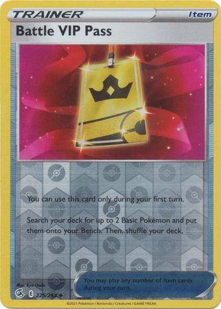 Battle VIP Pass 225/264 Reverse Holo fusion-strike-rh-198