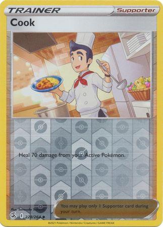 Cook 228/264 Reverse Holo fusion-strike-rh-201