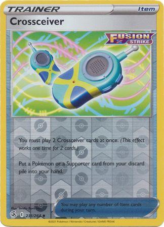 Crossceiver 231/264 Reverse Holo fusion-strike-rh-204