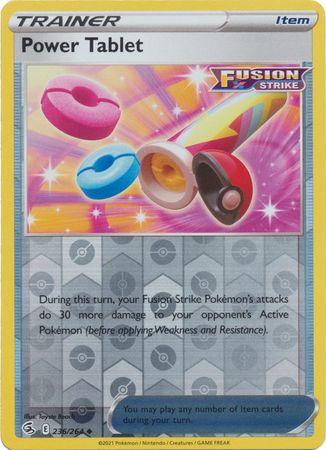 Power Tablet 236/264 Reverse Holo fusion-strike-rh-209