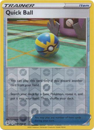 Quick Ball 237/264 Reverse Holo fusion-strike-rh-210