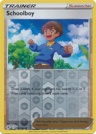 Schoolboy 238/264 Reverse Holo fusion-strike-rh-211