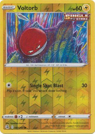 Voltorb 087/264 Reverse Holo fusion-strike-rh-72