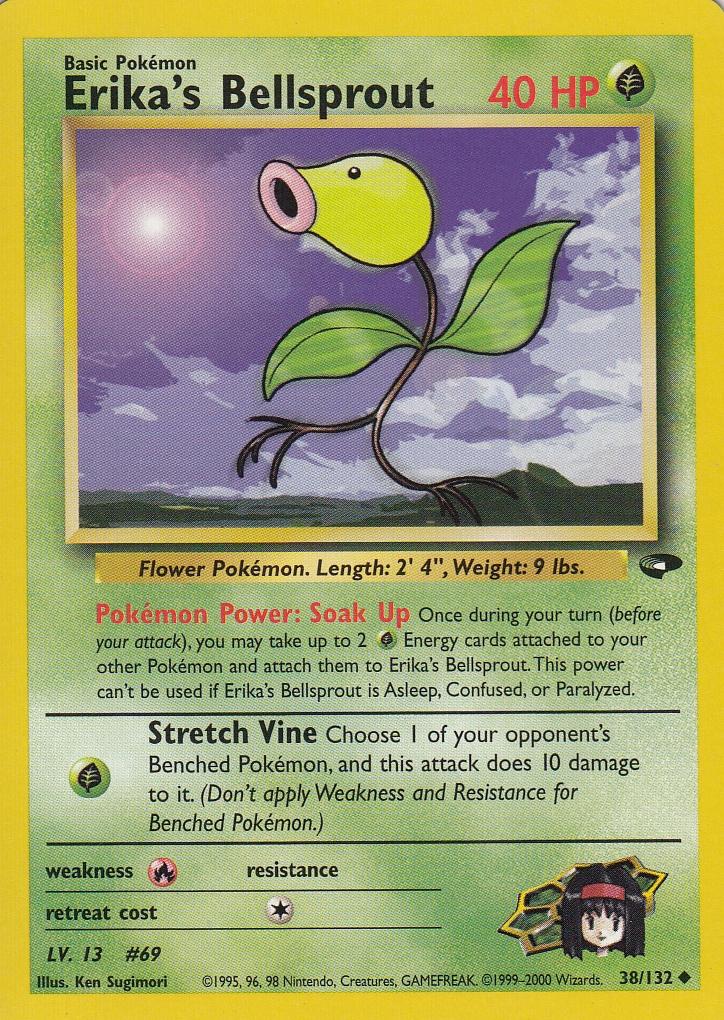 Eirka's Bellsprout 38/132 Gym Challenge Set Uncommon