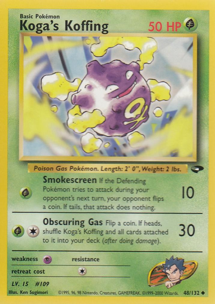 Koga's Koffing 48/132 Gym Challenge Set Uncommon