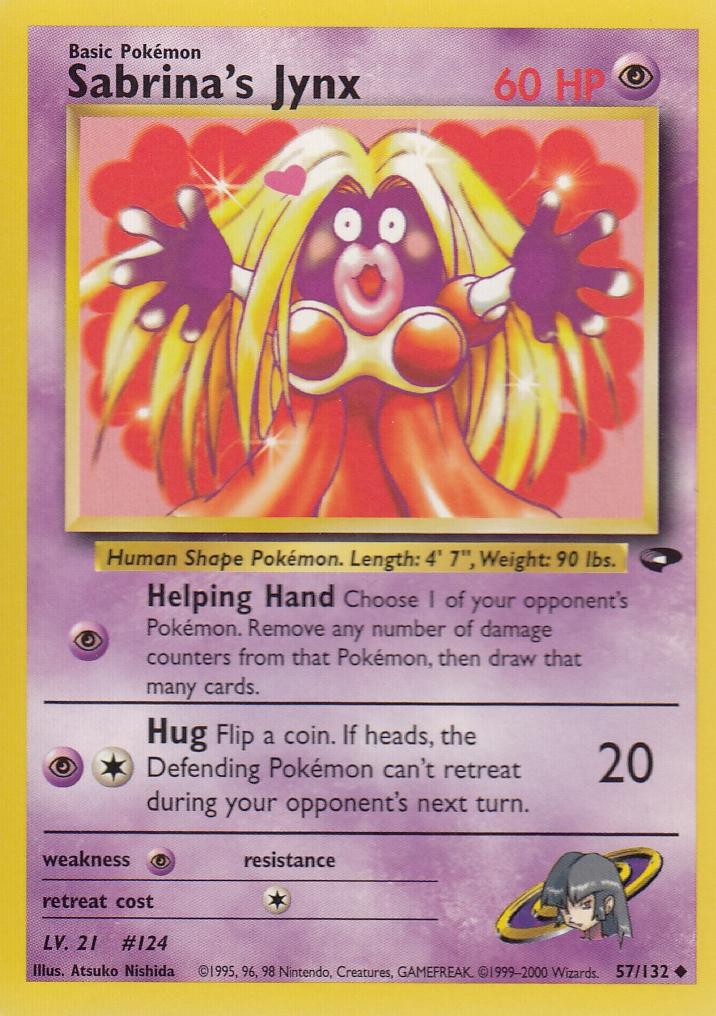 Sabrina's Jynx 57/132 Gym Challenge Set Uncommon