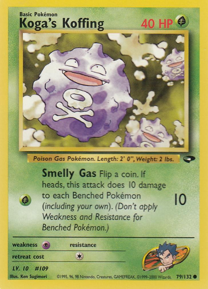 Koga's Koffing 79/132 Gym Challenge Set Common