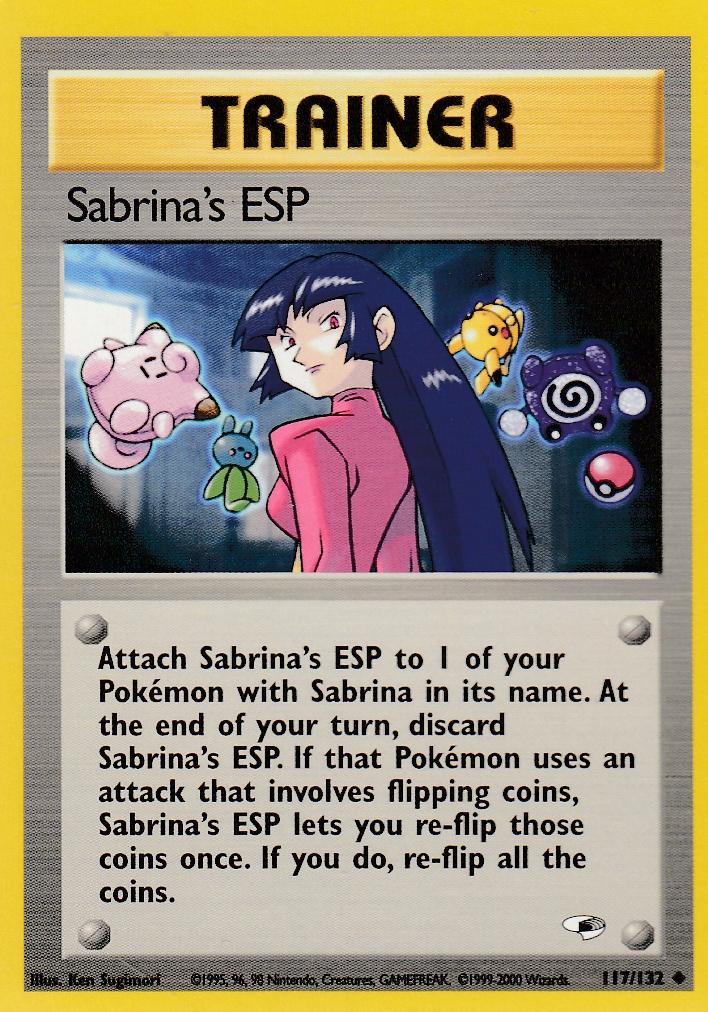 Sabrina's ESP 117/132 Gym Heroes Set Uncommon