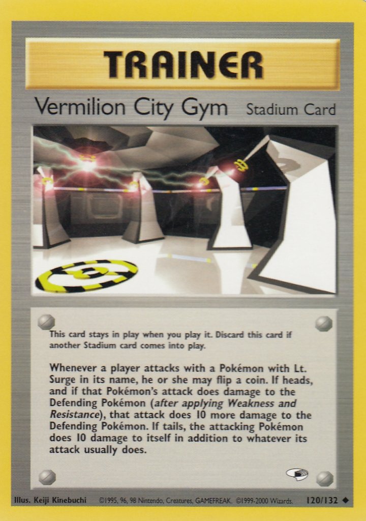 Vermilion City Gym 120/132 Gym Heroes Set Uncommon