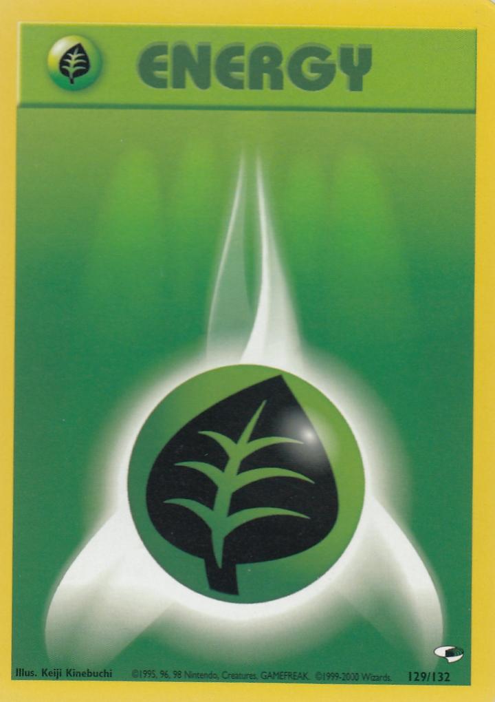 Grass Energy 129/132 Gym Heroes Set Common