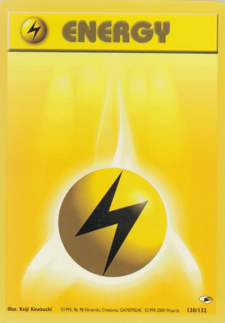 Lightning Energy 130/132 Gym Heroes Set Common