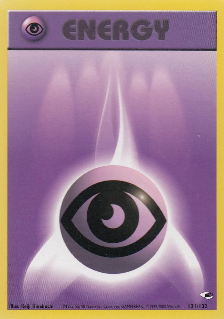 Psychic Energy 131/132 Gym Heroes Set Common