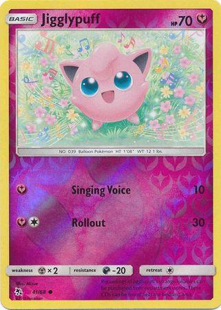 Jigglypuff 41 / 68 Reverse Holo hidden-fates-rh-34