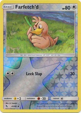 Farfetch'd 45 / 68 Reverse Holo hidden-fates-rh-36