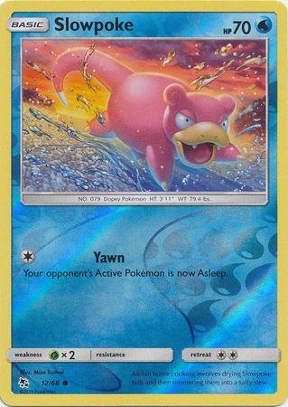 Slowpoke 12 / 68 Reverse Holo hidden-fates-rh-10
