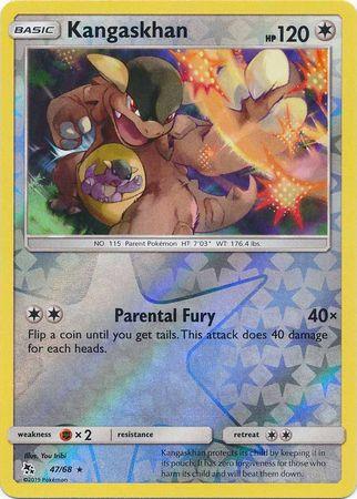 Kangaskhan 47 / 68 Reverse Holo hidden-fates-rh-38