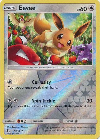Eevee 48 / 68 Reverse Holo hidden-fates-rh-39