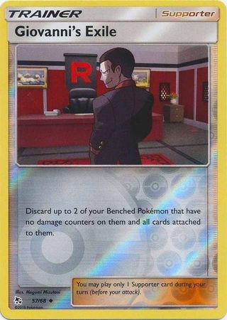 Giovanni's Exile 57 / 68 Reverse Holo hidden-fates-rh-48