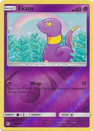 Ekans 25 / 68 Reverse Holo hidden-fates-rh-20