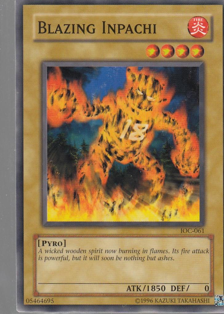 Blazing Inpachi Invasion of Chaos ioc-061