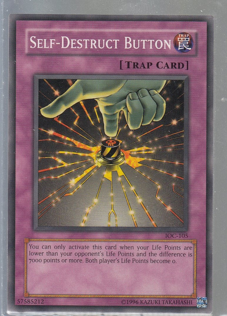 Self-Destruct Button Invasion of Chaos ioc-105