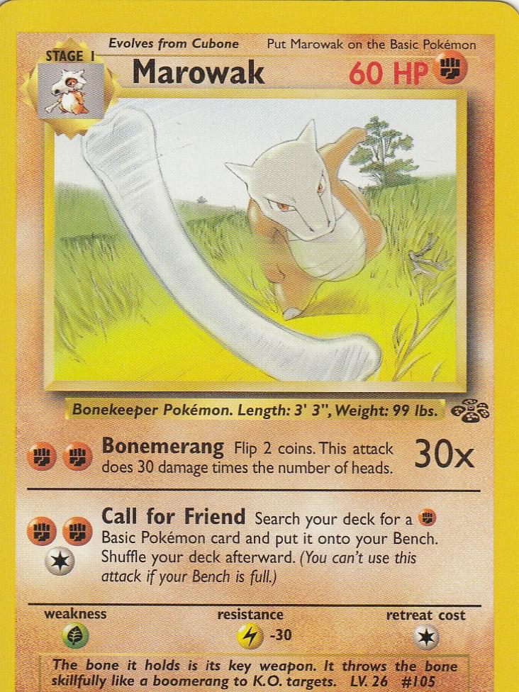 Marowak 39/64 Jungle Set Unlimited Uncommon