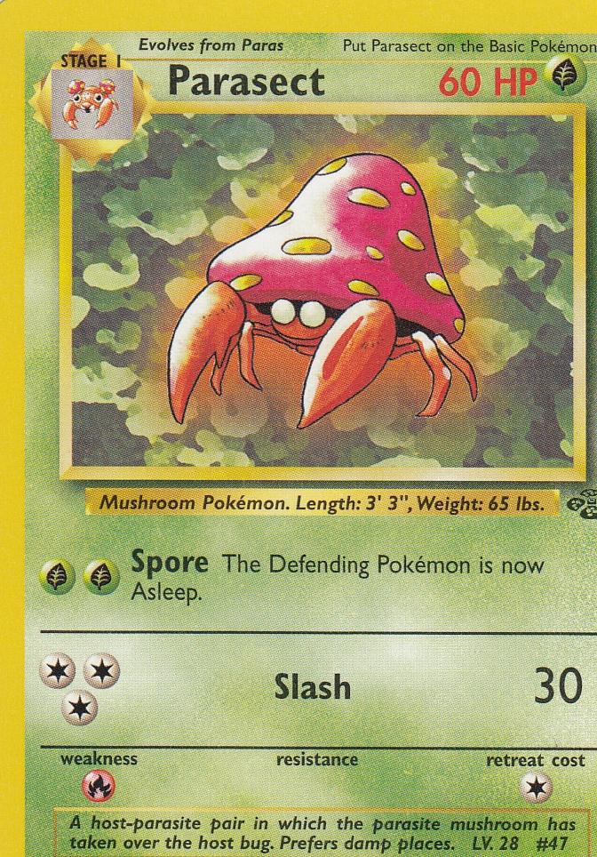 Parasect 41/64 Jungle Set Unlimited Uncommon