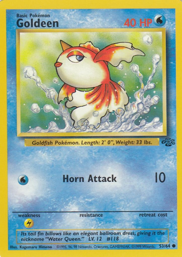 Goldeen 53/64 Jungle Set Unlimited Common