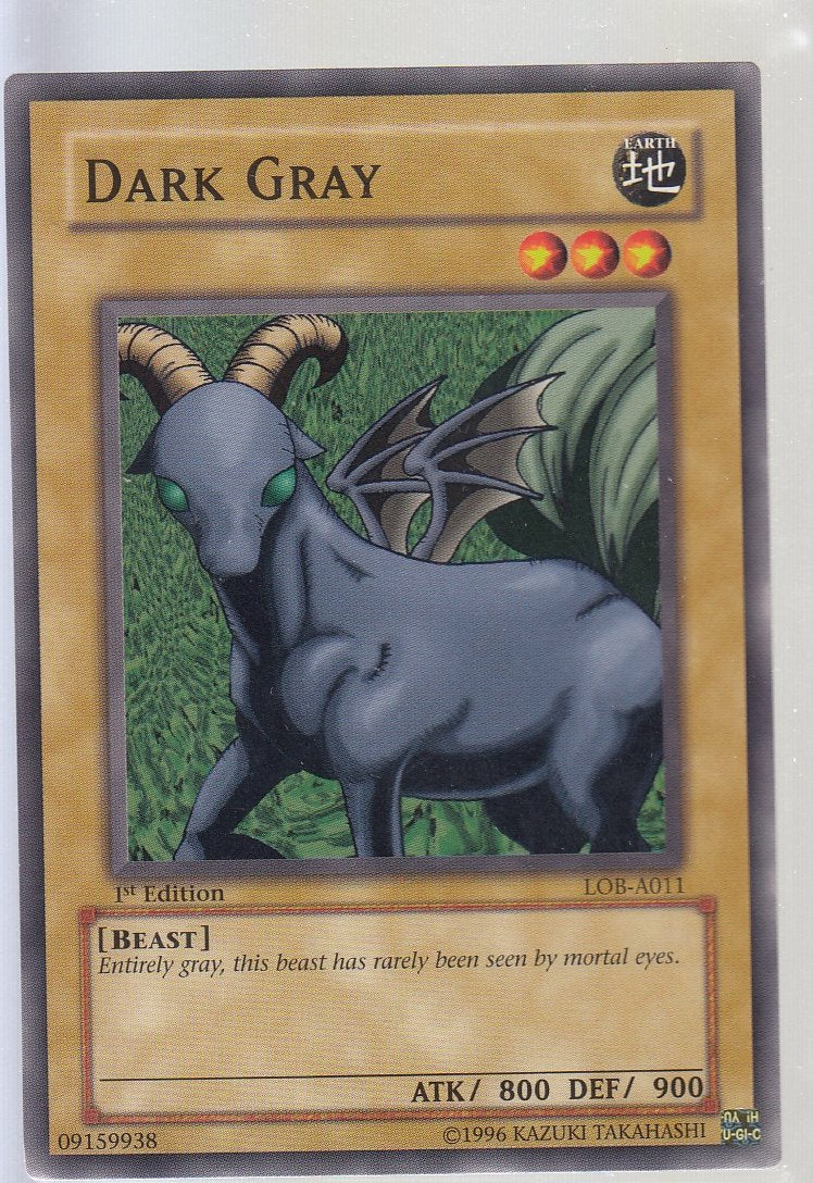 Dark Gray 1st Edition Legend of Blue Eyes lob-011-1st-ed