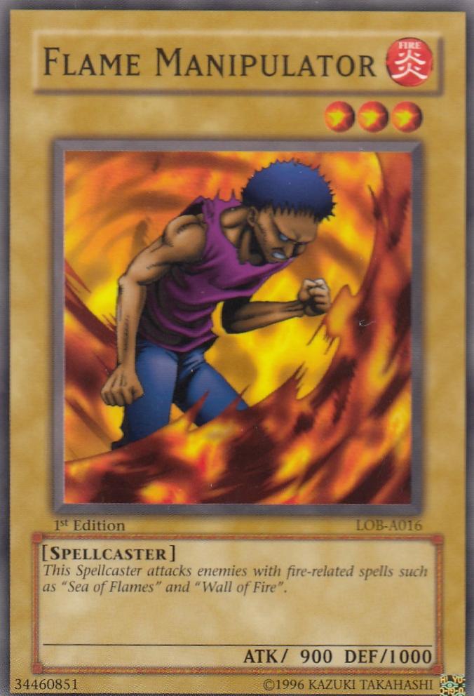 Flame Manipulator 1st Edition Legend of Blue Eyes lob-0161st-ed
