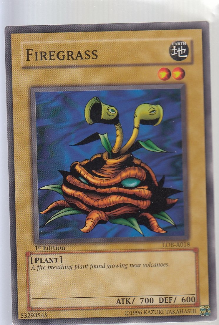 Firegrass 1st Edition Legend of Blue Eyes lob-0181st-ed