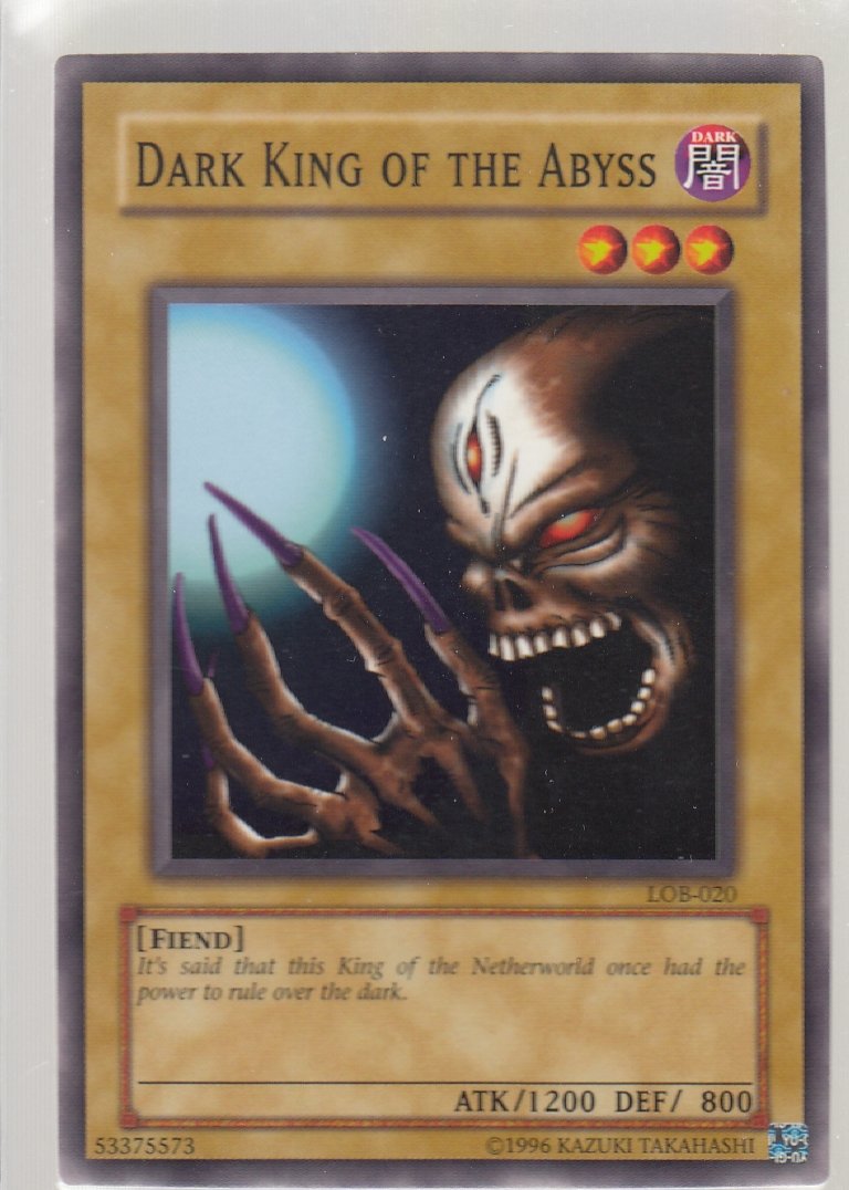 Dark King of the Abyss Legend of Blue Eyes lob-020