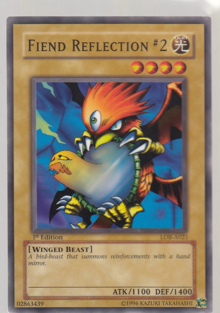 Fiend Reflection #2 1st Edition Legend of Blue Eyes lob-0211st-ed