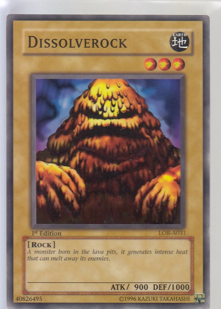 Dissolverock 1st Edition Legend of Blue Eyes lob-0311st-ed