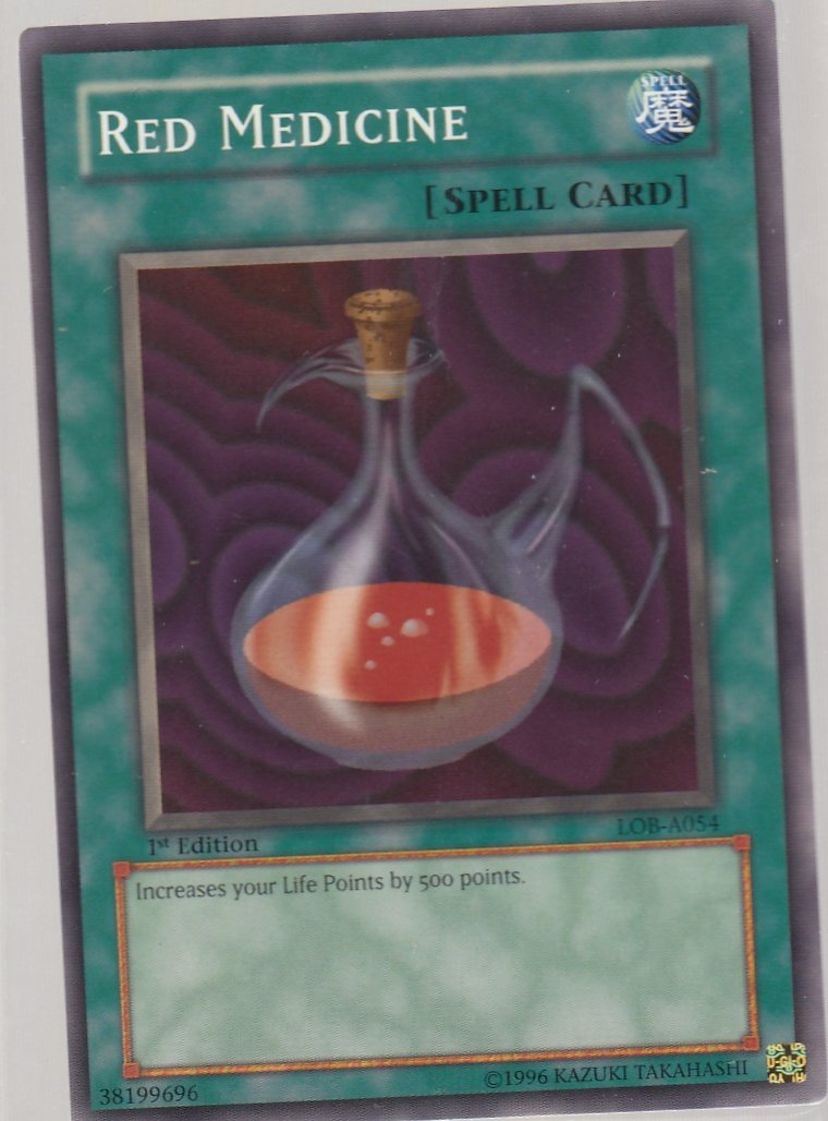 Red Medicine 1st Edition Legend of Blue Eyes lob-0541st-ed